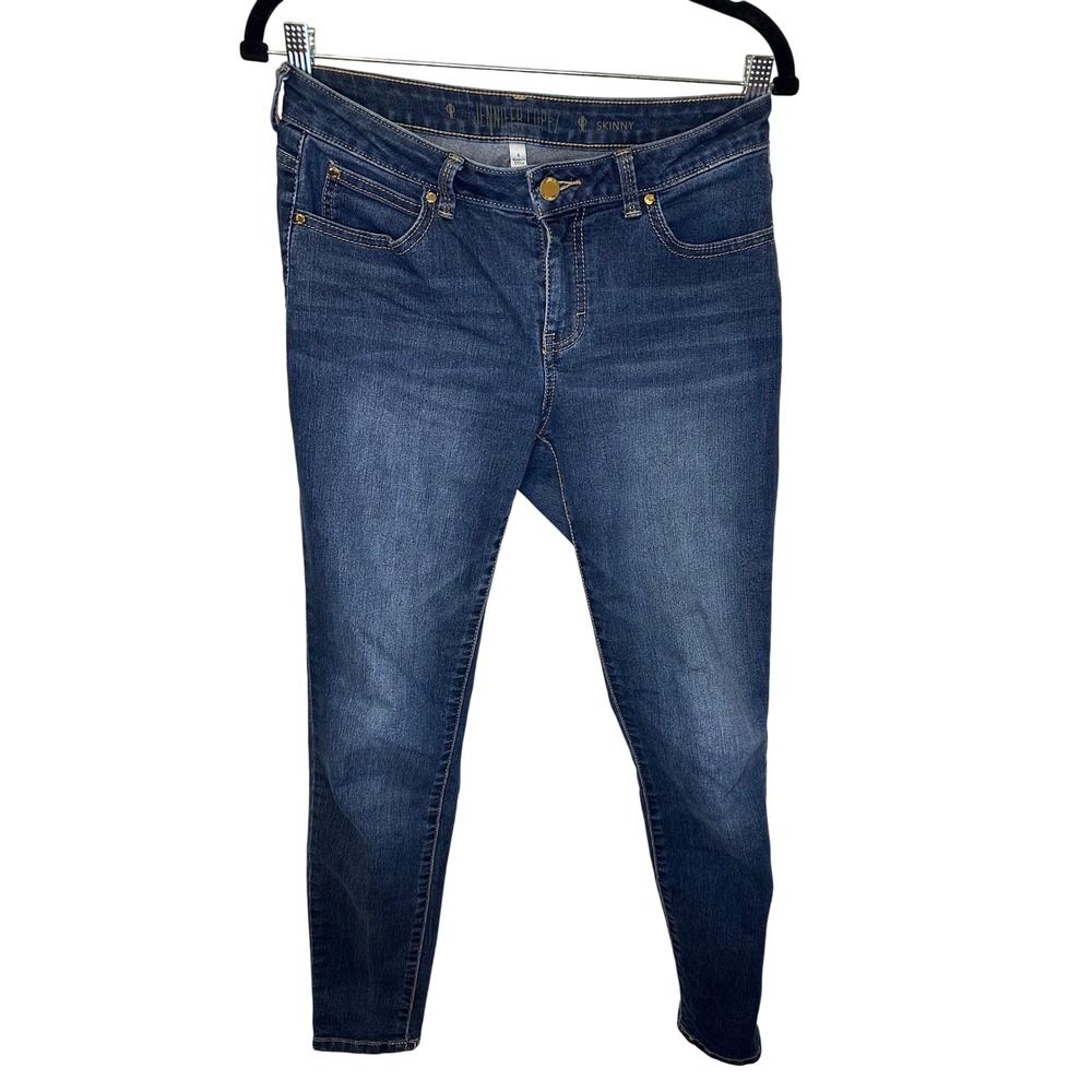 Jennifer Lopez Womens Skinny Jeans Blue Stretch Denim Size‎ 6